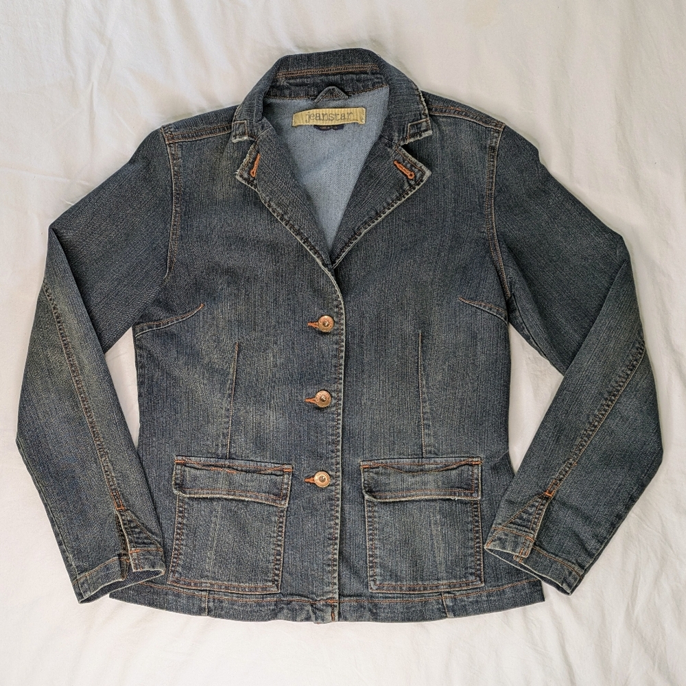 Jeanstar Fitted Denim Jacket - Women's Medium